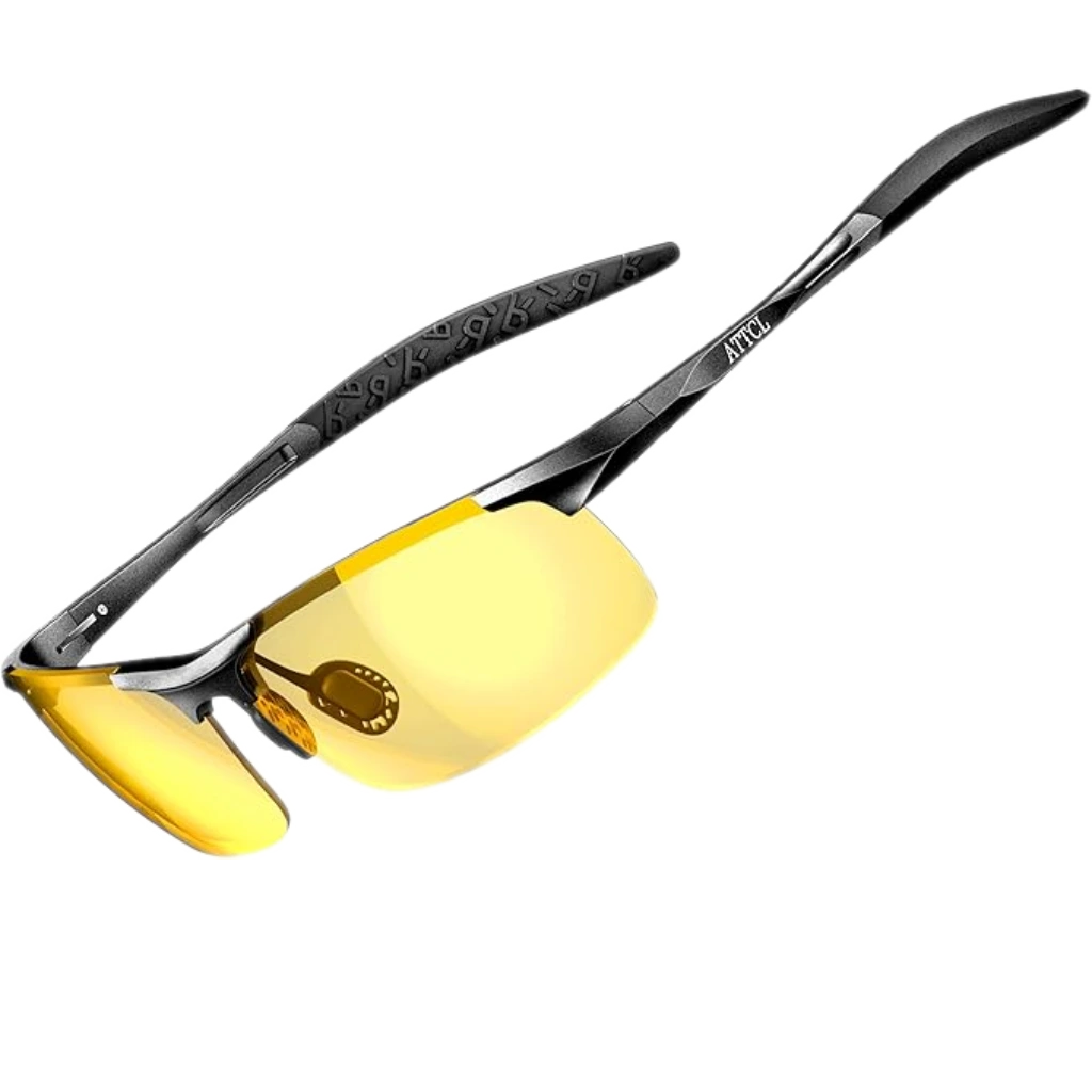 ATTCL Men's Sports Polarized Sunglasses Men for Driving running Fishing Golf - UV Protection Sun glasses Metal Frame