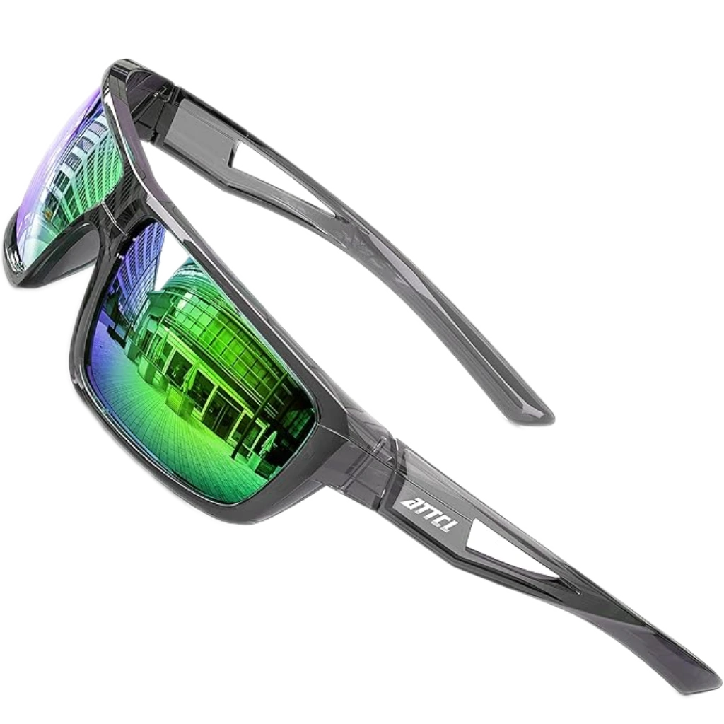ATTCL Sports Polarized Sunglasses For Men Cycling Driving Fishing 100% UV Protection